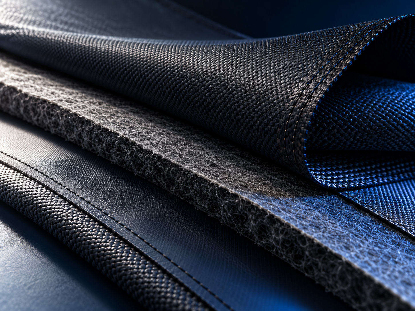 Illustration unterschiedlicher technischer Materiallagen